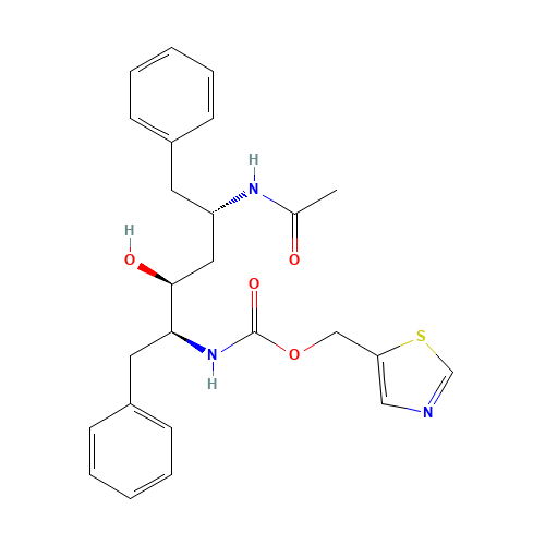 1,3-Thiazol-5-ylmethyl N-[(1S,2S,4S)-4-(acetylamino)-1-benzyl-2-hydroxy-5-phenylpentyl]carbamate (CAS: 1010808-43-1) - Related Chemical Product