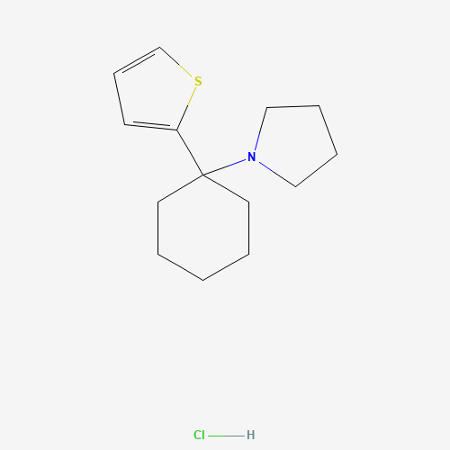 1-[1-(2-Thienyl)cyclohexyl]pyrrolidine Hydrochloride (CAS: 22912-14-7) - Related Chemical Product