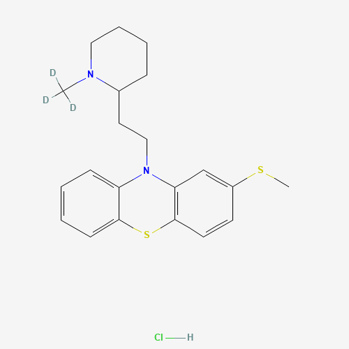 Thioridazine-d3 Hydrochloride (CAS: 1189928-36-6) - Related Chemical Product