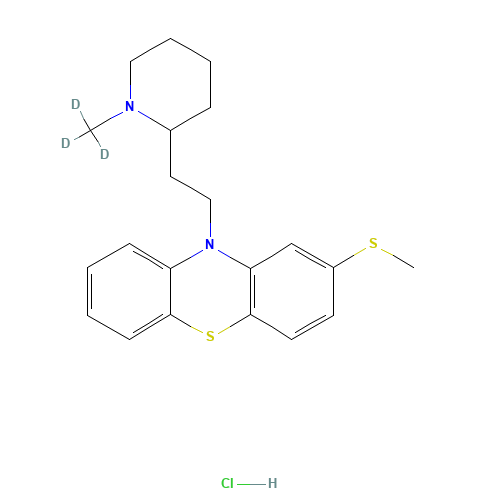 Thioridazine-d3 Hydrochloride (CAS: 1189928-36-6) - Related Chemical Product