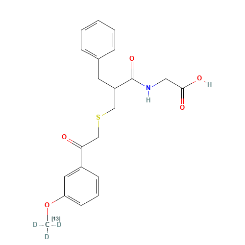 Thiorphan Methoxyacetophenone-13C,d3 Derivative (CAS: 1329837-24-2) - Related Chemical Product