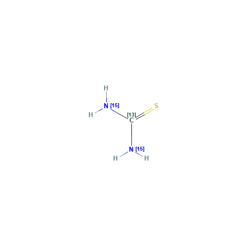 Thio Urea-13C,15N2 (CAS: 285977-83-5) - Chemical Structure and Molecular Formula 