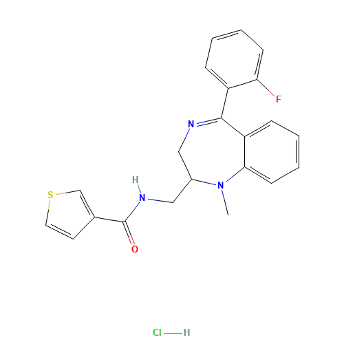 Tifluadom Hydrochloride (CAS: 96337-50-7) - Related Chemical Product