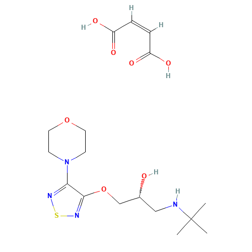 (R)-(+)-Timolol Maleate (CAS: 26839-77-0) - Related Chemical Product