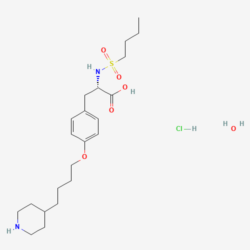 Tirofiban Hydrochloride Hydrate (CAS: 150915-40-5) - Chemical Structure and Molecular Formula 