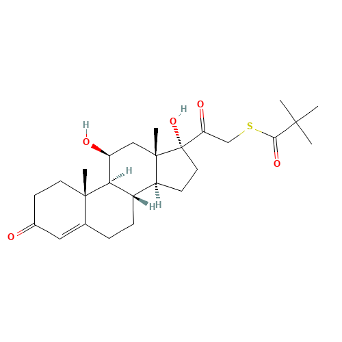 Tixocortol 21-Pivalate (CAS: 55560-96-8) - Chemical Structure and Molecular Formula 