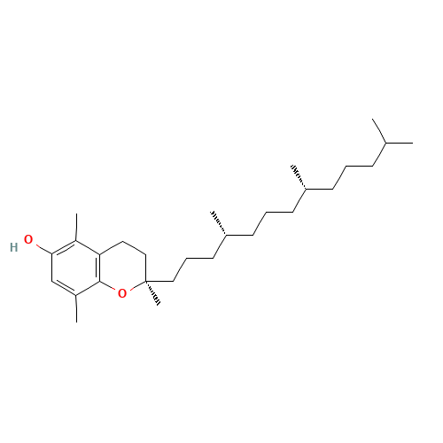 b-Tocopherol (CAS: 16698-35-4) - Chemical Structure and Molecular Formula 