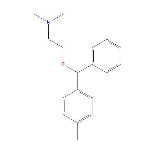 Toladryl (CAS: 19804-27-4) - Chemical Structure and Molecular Formula 