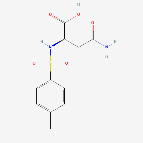 Tosyl-D-asparagine (CAS: 92142-18-2) - Chemical Structure and Molecular Formula 