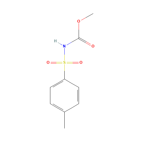 N-(p-Tosyl)carbamic Acid Methyl Ester (CAS: 14437-03-7) - Chemical Structure and Molecular Formula 