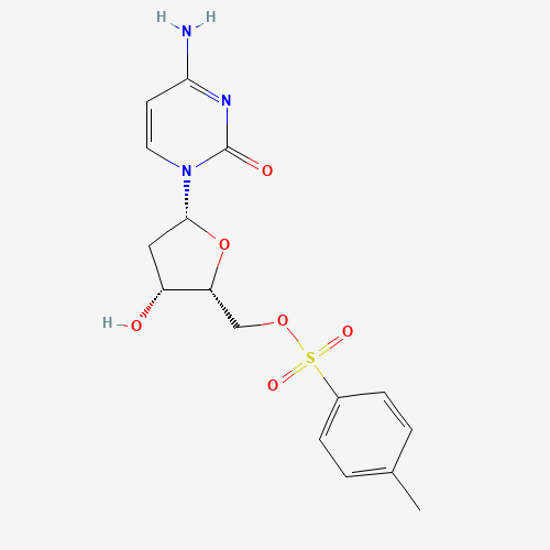 5'-Tosyl-2'-deoxy Cytidine (CAS: 27999-55-9) - Chemical Structure and Molecular Formula 