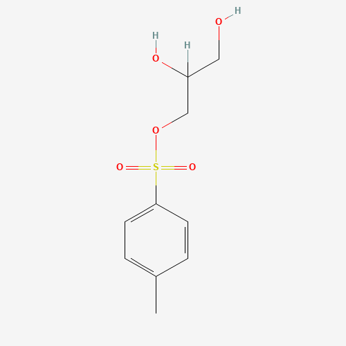 (R,S)-1-Tosyl Glycerol (CAS: 73073-07-1) - Chemical Structure and Molecular Formula 