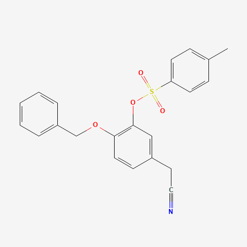 3-Tosyloxy-4-benzyloxybenzyl Cyanide (CAS: 65615-26-1) - Related Chemical Product