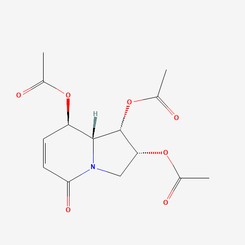 (1S,2R,8R,8aR)-1,2,8-Triacetoxy-1,2,3,5,8,8a-hexahydro-5-oxyindolizine (CAS: 149913-46-2) - Related Chemical Product