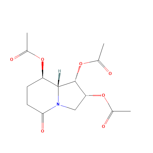 (1S,2R,8R,8aR)-1,2,8-Triacetoxy-octahydro-5-oxyindolizine (CAS: 91897-68-6) - Related Chemical Product