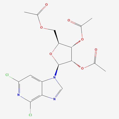 1-(2,3,5-Tri-O-acetyl-b-D-ribofuranosyl)-4,6-dichloroimidazo[4,5-c]pyridine (CAS: 63423-94-9) - Related Chemical Product