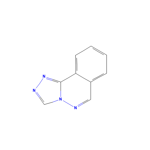 s-Triazolo[3,4-a]phthalazine (CAS: 234-80-0) - Chemical Structure and Molecular Formula 