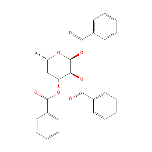 1,2,3-Tri-O-benzoyl-4-deoxy-a-L-fucopyranose (CAS: 132867-80-2) - Related Chemical Product