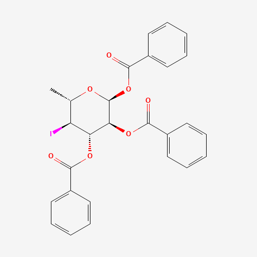 1,2,3-Tri-O-benzoyl-4,6-dideoxy-4-iodo-a-L-glucopyranose (CAS: 132867-78-8) - Related Chemical Product
