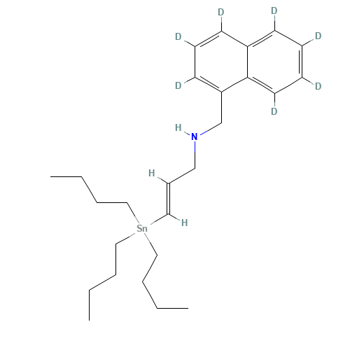 N-(E)-3-Tributyltinallyl-1-naphthalene-d7-methylamine (CAS: 1310383-84-6) - Related Chemical Product