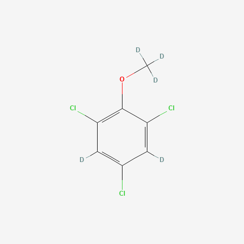 2,4,6-Trichloro (CAS: 352439-08-8) - Chemical Structure and Molecular Formula 