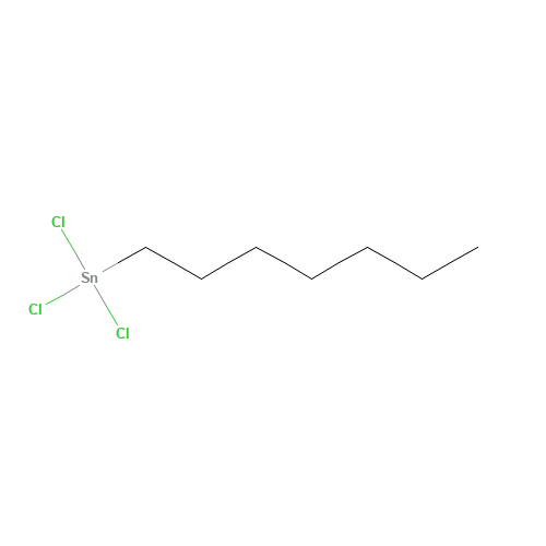 Trichloroheptyl Stannane (CAS: 59344-47-7) - Chemical Structure and Molecular Formula 