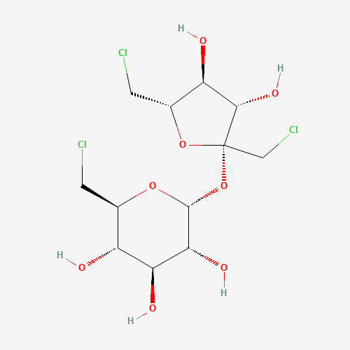 1',6,6'-Trichloro Sucrose (CAS: 40631-75-2) - Chemical Structure and Molecular Formula 