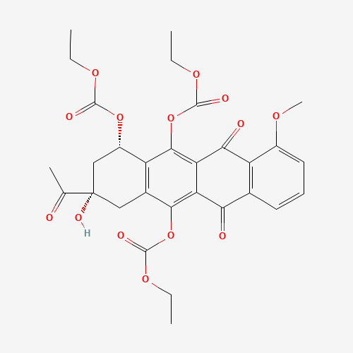 6,10,11-Triethylcarbonate Daunomycinone (CAS: 67665-61-6) - Related Chemical Product
