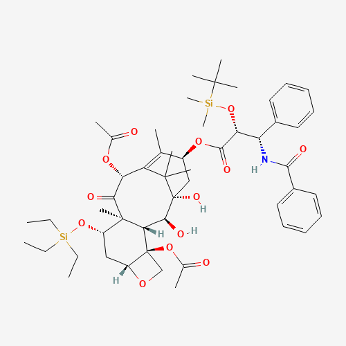 7-O-(Triethylsilyl)-2'-O-tert-butyl(dimethyl)silyl-2-debenzoyl Paclitaxel (CAS: 162459-94-1) - Related Chemical Product