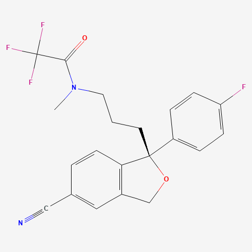 S-(+)-N-Trifluoroacetodesmethyl Citalopram (CAS: 1217697-83-0) - Related Chemical Product