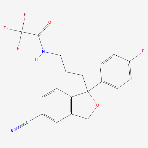 N-Trifluoroacetodidemethyl Citalopram (CAS: 1076199-47-7) - Related Chemical Product
