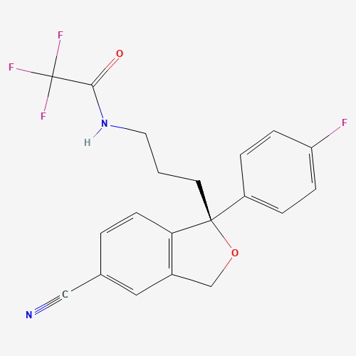 S-(+)-N-Trifluoroacetodidemethyl Citalopram (CAS: 1217811-50-1) - Related Chemical Product