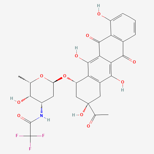 N-(Trifluoroacetyl)-1-desmethyl Daunorubicin (CAS: 68594-06-9) - Related Chemical Product