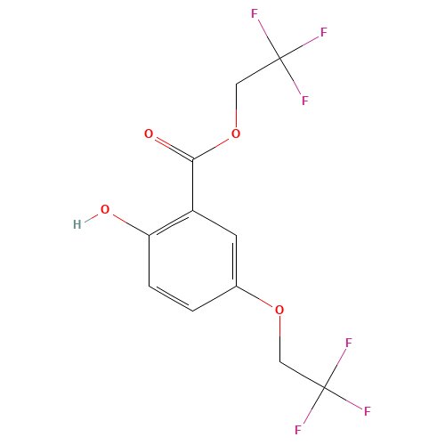 2,2,2-Trifluoroethyl 2-Hydroxy-5-(2,2,2-trifluoroethoxy)benzoate (CAS: 106854-80-2) - Related Chemical Product