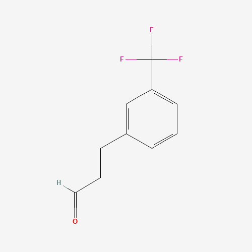 3-(Trifluoromethyl)benzenepropanal (CAS: 21172-41-8) - Chemical Structure and Molecular Formula 