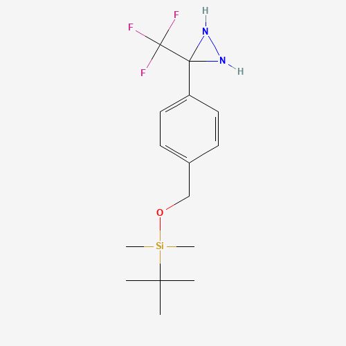 4-[3-(Trifluoromethyl)-3H-diaziridine]benzyl Alcohol tert-Butyl(dimethyl)silyl Ether (CAS: 87736-83-2) - Related Chemical Product