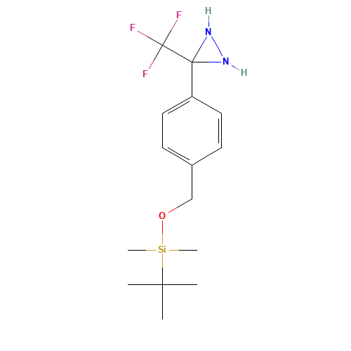 4-[3-(Trifluoromethyl)-3H-diaziridine]benzyl Alcohol tert-Butyl(dimethyl)silyl Ether (CAS: 87736-83-2) - Related Chemical Product