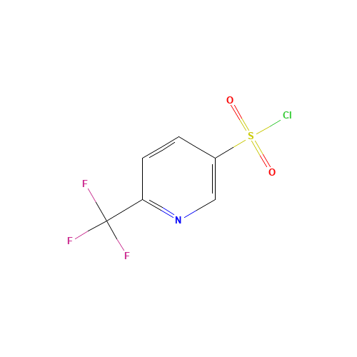 6-Trifluoromethyl-3-pyridinesulfonyl Chloride (CAS: 959996-58-8) - Chemical Structure and Molecular Formula 