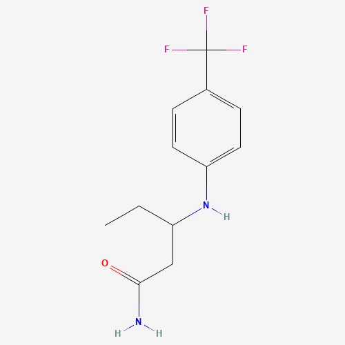 (3R)-3-[(4-Trifluoromethylphenyl)amino]pentanamide (CAS: 667937-05-5) - Related Chemical Product