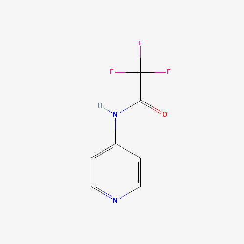 2,2,2-Trifluoro-N-4-pyridinyl-acetamide (CAS: 77262-39-6) - Chemical Structure and Molecular Formula 