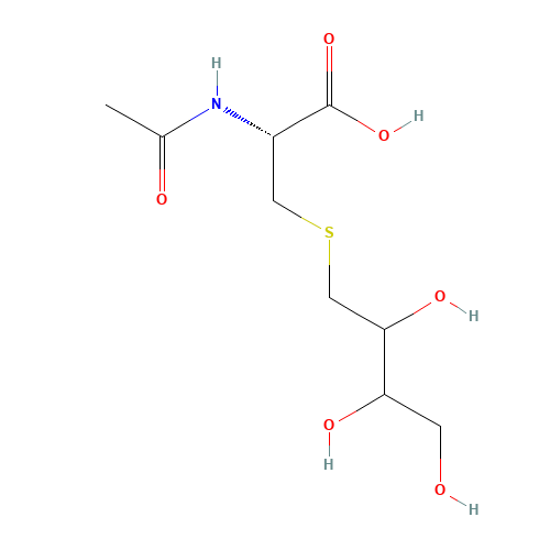 S-(2,3,4-Trihydroxybutyl)mercapturic Acid (Mixture of Diatstereomers) (CAS: 219965-90-9) - Related Chemical Product