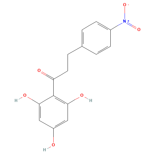 2',4',6'-Trihydroxy-4-nitrodihydrochalcone (CAS: 82628-82-8) - Related Chemical Product