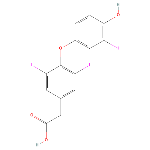 3,3',5-Triiodo Thyroacetic Acid (CAS: 51-24-1) - Related Chemical Product