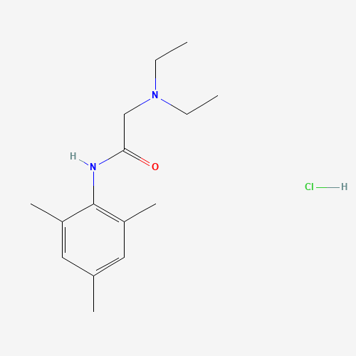 Trimecaine Hydrochloride (CAS: 1027-14-1) - Chemical Structure and Molecular Formula 