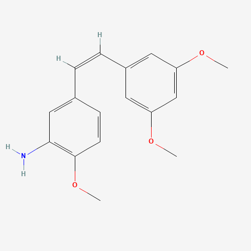 cis-3,4',5-Trimethoxy-3'-aminostilbene (CAS: 586410-12-0) - Related Chemical Product