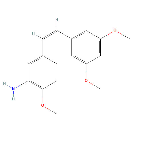 cis-3,4',5-Trimethoxy-3'-aminostilbene (CAS: 586410-12-0) - Related Chemical Product