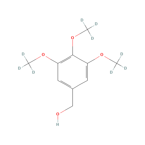 3,4,5-Trimethoxybenzyl-d9 Alcohol (CAS: 1219805-74-9) - Chemical Structure and Molecular Formula 