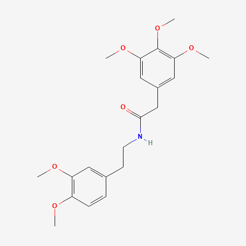 N-(3,4,5-Trimethoxyphenylacetyl)homoveratrylamine (CAS: 7668-87-3) - Related Chemical Product