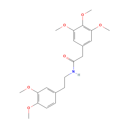 N-(3,4,5-Trimethoxyphenylacetyl)homoveratrylamine (CAS: 7668-87-3) - Related Chemical Product