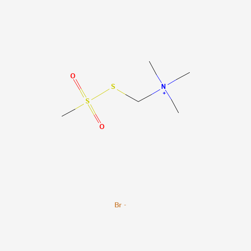 [1-(Trimethylammonium)methyl] Methanethiosulfonate Bromide (CAS: 386229-81-8) - Chemical Structure and Molecular Formula 